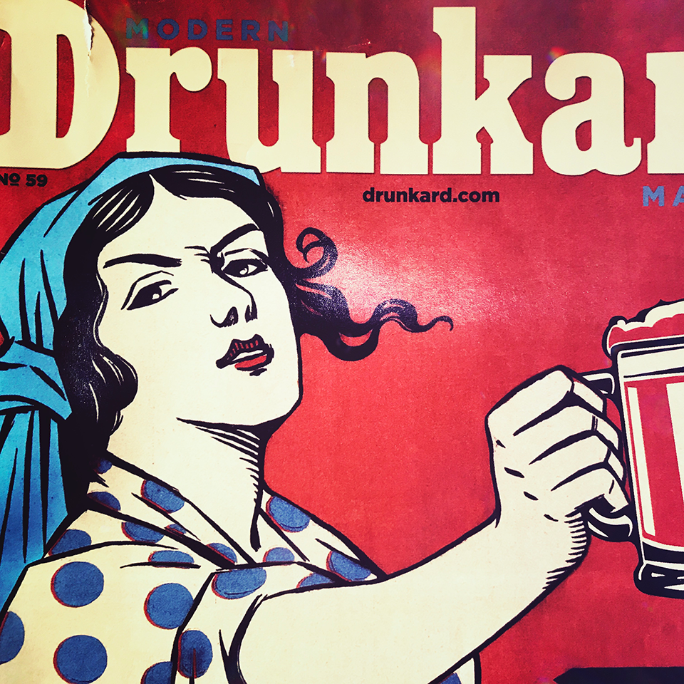 Modern Drunkard, Issue 59, May 2015, Cover